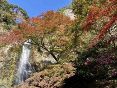 箕面の滝へ紅葉狩り | 大阪・箕面市